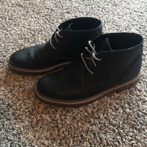 Clarks Desert Boots, Black leather, size 11